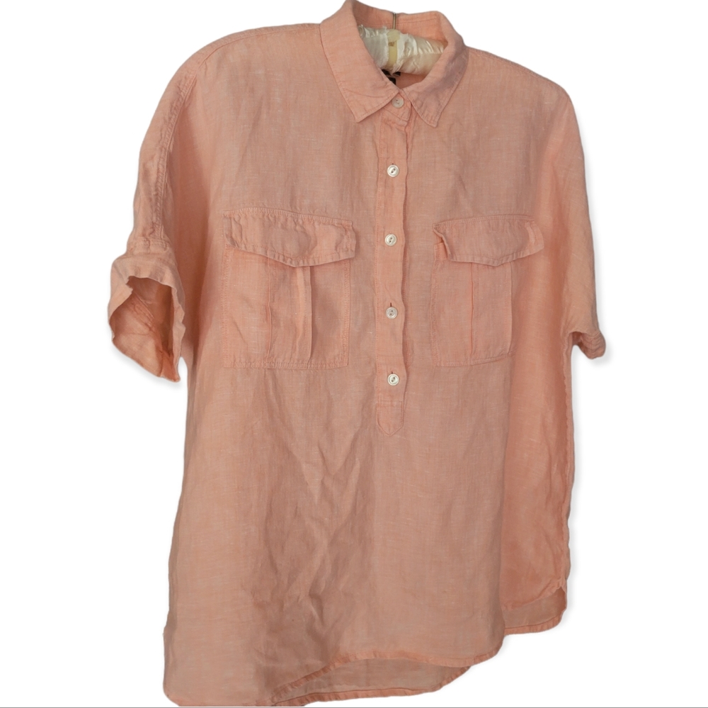J.‎ Crew Linen Top Size 4